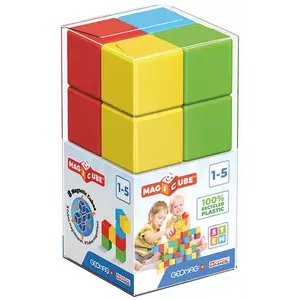 Egy játék GEOMAG Magnetic blocks Magicube FColor Recycled Crystal 8 pieces GEO-054 kép