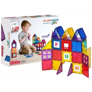 Egy játék Playmags Magnetic tiles 3D 158 - 60 pcs set kép