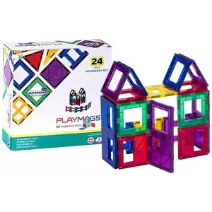 Egy játék Playmags Magnetic tiles 3D 162 - 24 pcs set kép