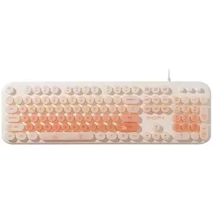 Billentyűzet MOFII Wired Keyboard Illuminating Love Me (Beige) kép