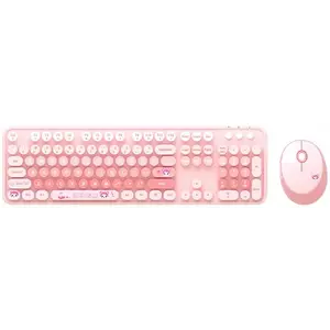 Billentyűzet MOFII Sweet New 2.4G Wireless Keyboard + Mouse Set (Pink) kép