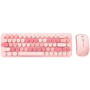 Billentyűzet MOFII Wireless Keyboard+Mouse iBean Pro New 2.4G (Pink) kép