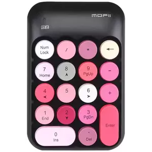 Billentyűzet MOFII Wireless Numeric Keypad X910 Black+Red kép