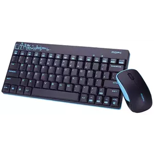 Billentyűzet MOFII Wireless Keyboard+Mouse X210 2.4G (Blue/Black) kép