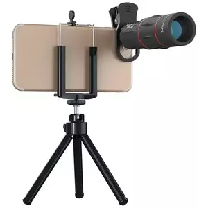 APEXEL APL-T18ZJ 18X Camera Lens with Tripod (Black) kép