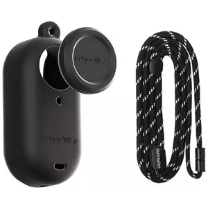 Tok Sunnylife Silicone case with a leash for Insta360 GO 3S (black) kép