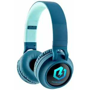 Fejhallgató PowerLocus Buddy Kids Wireless Headphones (blue) kép