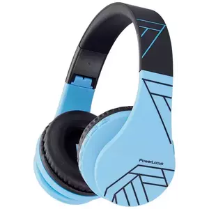 Fejhallgató PowerLocus Wireless Headphones for kids P1 (blue&black) kép