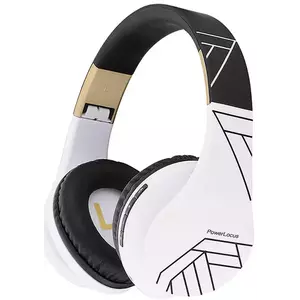 Fejhallgató PowerLocus P2 Wireless Headphones (black-white) kép