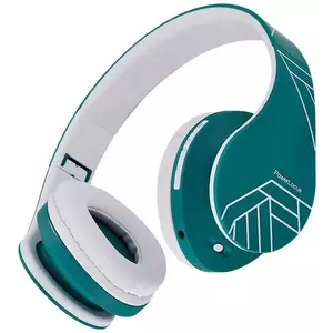 Fejhallgató PowerLocus P2 Wireless Headphones (blue-white) kép