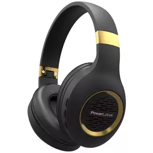 Fejhallgató PowerLocus P4 Wireless Headphones (black) kép