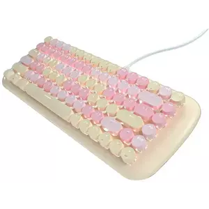 Billentyűzet MOFII Wired Candy M New Keyboard Milk-tea kép