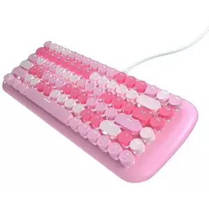 Billentyűzet MOFII Wired Candy M New Keyboard (Strawberry Pink) kép