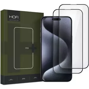 TEMPERED KIJELZŐVÉDŐ FÓLIA HOFI GLASS PRO+ 2-PACK IPHONE 16 PRO BLACK (5906302310845) kép