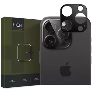 TEMPERED KIJELZŐVÉDŐ FÓLIA HOFI ALUCAM PRO+ CAMERA COVER IPHONE 16 PRO / 16 PRO MAX BLACK (5906302311019) kép