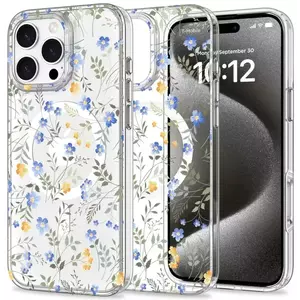 Tok TECH-PROTECT MAGMOOD MAGSAFE IPHONE 16 PRO SPRING FLOWERS (5906302311521) kép