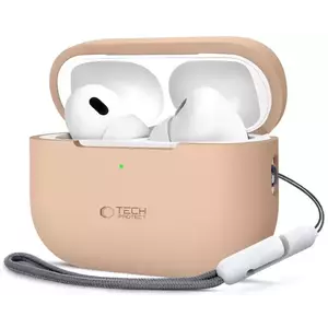 Tok TECH-PROTECT SILICONE APPLE AIRPODS PRO 1 / 2 CAFFE LATTE (5906302313648) kép