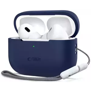 Tok TECH-PROTECT SILICONE APPLE AIRPODS PRO 1 / 2 NAVY BLUE (5906302313686) kép