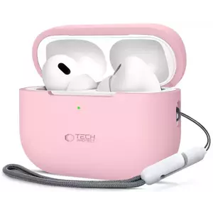 Tok TECH-PROTECT SILICONE APPLE AIRPODS PRO 1 / 2 DUSTY PINK (5906302313709) kép