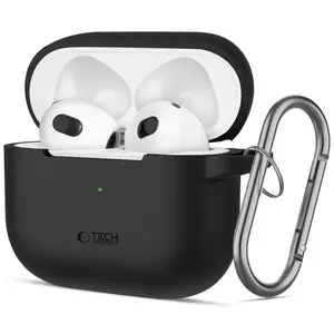 Tok TECH-PROTECT SILICONE HOOK APPLE AIRPODS 3 BLACK (5906302375073) kép