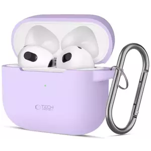 Tok TECH-PROTECT SILICONE HOOK APPLE AIRPODS 3 LAVENDER (5906302375080) kép