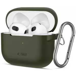 Tok TECH-PROTECT SILICONE HOOK APPLE AIRPODS 3 OLIVE GREEN (5906302375110) kép