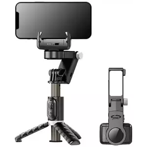 APEXEL Gimbal/Tripod with Q18 Lamp (Black) kép