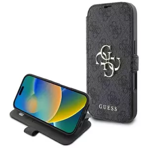 Tok Guess GUBKP16L4GMGGR iPhone 16 Pro 6.3" black book 4G Metal Logo (GUBKP16L4GMGGR) kép