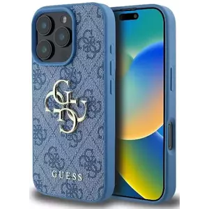 Tok Guess GUHCP16L4GMGBL iPhone 16 Pro 6.3" blue hardcase 4G Big Logo (GUHCP16L4GMGBL) kép