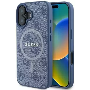 Tok Guess GUHMP16MG4GFRB iPhone 16 Plus 6.7" blue hardcase 4G Ring Classic Logo MagSafe (GUHMP16MG4GFRB) kép