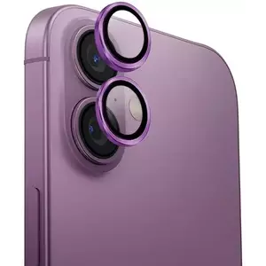 TEMPERED KIJELZŐVÉDŐ FÓLIA UNIQ Optix Aluminum Camera Lens Protector iPhone 16 6.1" / 16 Plus 6.7" grape pink camera lens glass with applicator (UNIQ-IP6.1-6.7(2024)-ALENSGPNK) kép