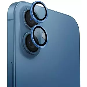 TEMPERED KIJELZŐVÉDŐ FÓLIA UNIQ Optix Aluminum Camera Lens Protector iPhone 16 6.1" / 16 Plus 6.7" pearl blue camera lens glass with applicator (UNIQ-IP6.1-6.7(2024)-ALENSPBLU) kép