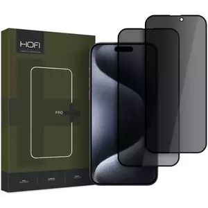 TEMPERED KIJELZŐVÉDŐ FÓLIA HOFI ANTI SPY GLASS PRO+ 2-PACK PRIVACY GLASS IPHONE 16 PRIVACY (5906302310869) kép