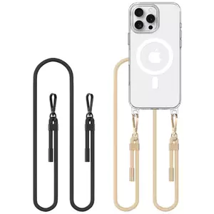 Tok TECH-PROTECT FLEXAIR CHAIN MAGSAFE IPHONE 16 PRO BLACK & TAUPE (5906302311729) kép