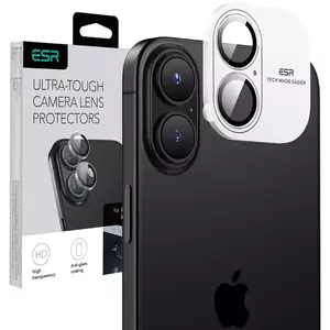 TEMPERED KIJELZŐVÉDŐ FÓLIA ESR ARMORITE CAMERA PROTECTOR IPHONE 16 / 16 PLUS CLEAR (4894240225042) kép