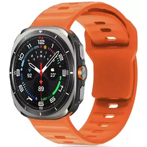 Óraszíj TECH-PROTECT SILICONE LINE SAMSUNG GALAXY WATCH ULTRA (47 MM) ORANGE (5906302376421) kép