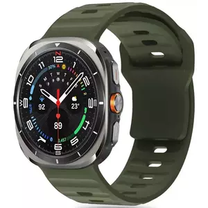 Óraszíj TECH-PROTECT SILICONE LINE SAMSUNG GALAXY WATCH ULTRA (47 MM) OLIVE GREEN (5906302376445) kép