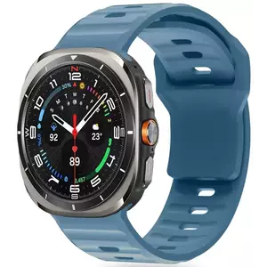 Óraszíj TECH-PROTECT SILICONE LINE SAMSUNG GALAXY WATCH ULTRA (47 MM) MONTEGO BLUE (5906302376452) kép