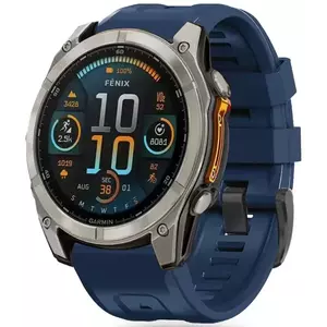 Óraszíj TECH-PROTECT SILICONE GARMIN FENIX 5X / 5X PLUS / 6X / 6X PRO / 7X / 8 (51 MM) NAVY BLUE (5906302376896) kép