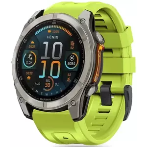 Óraszíj TECH-PROTECT SILICONE GARMIN FENIX 5X / 5X PLUS / 6X / 6X PRO / 7X / 8 (51 MM) LIME (5906302376889) kép