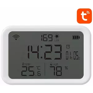 NEO NAS-CW01W WiFi Temperature, Humidity and Light Sensor TUYA kép