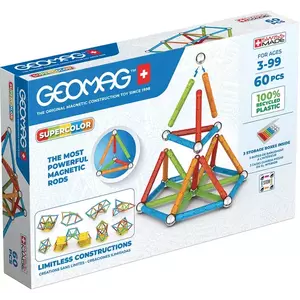 Egy játék GEOMAG Magnetic blocks Supercolor RE 60 pieces GEO-384 kép