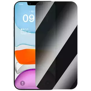 TEMPERED KIJELZŐVÉDŐ FÓLIA Baseus privacy tempered glass Superior for iP 11 Pro/X/XS +cleaning kit and Easy Stick kép