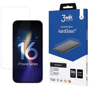 TEMPERED KIJELZŐVÉDŐ FÓLIA 3MK HardGlass iPhone 16 6.1" () kép