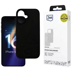 Tok 3MK Silicone Case iPhone 16 6.1" black () kép