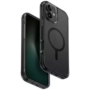 Tok UNIQ case Combat iPhone 16 6.1" Magclick Charging carbon black (UNIQ-IP6.1(2024)-COMMBLK) kép