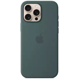 Tok Apple iPhone 16 Pro Max Silicone Case with MS - Lake Green kép