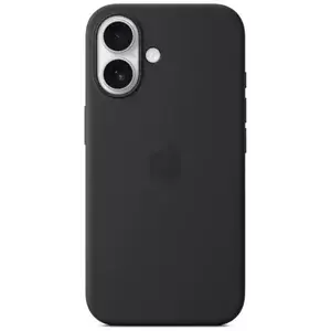 Tok Apple iPhone 16 Silicone Case with MS - Black kép