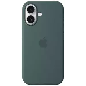 Tok Apple iPhone 16 Silicone Case with MS - Lake Green kép