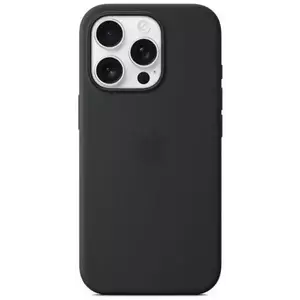 Tok Apple iPhone 16 Pro Silicone Case with MS - Black kép